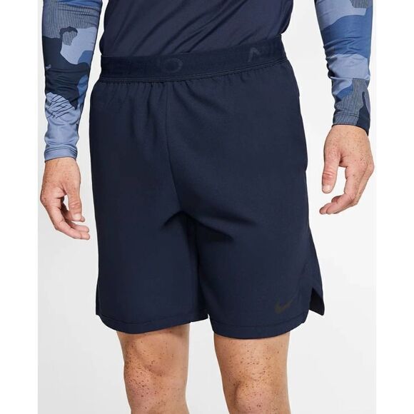 Men's Nike Pro Dri-Fit Flex Vent Max Navy Shorts Style CJ1957-451 M - Picture 2 of 16